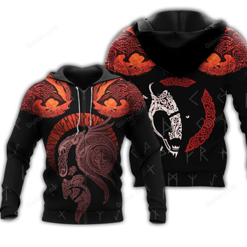 Odin 3D All Over Printed Shirts For Men And Women 77