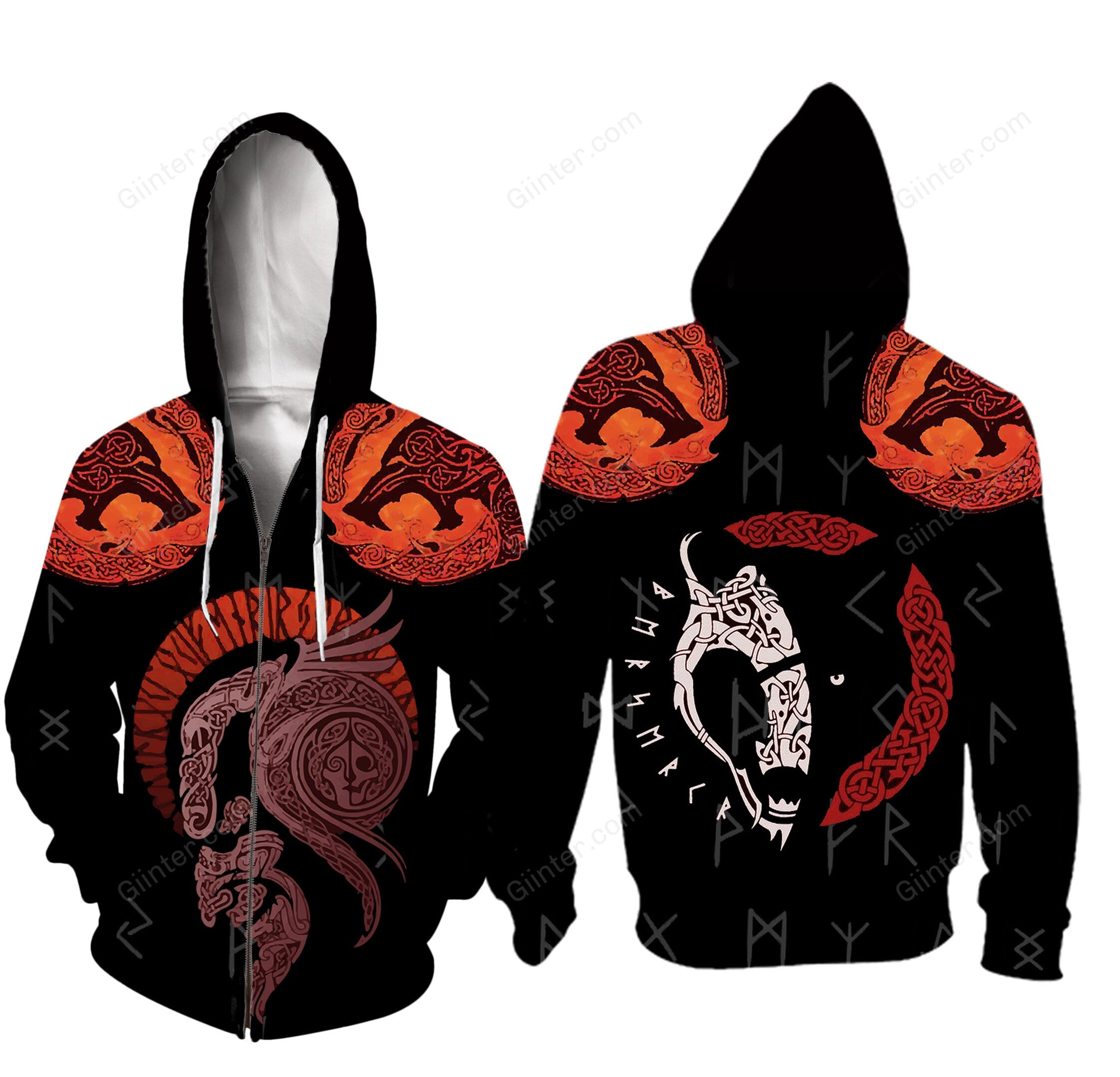 Odin 3D All Over Printed Shirts For Men And Women 77