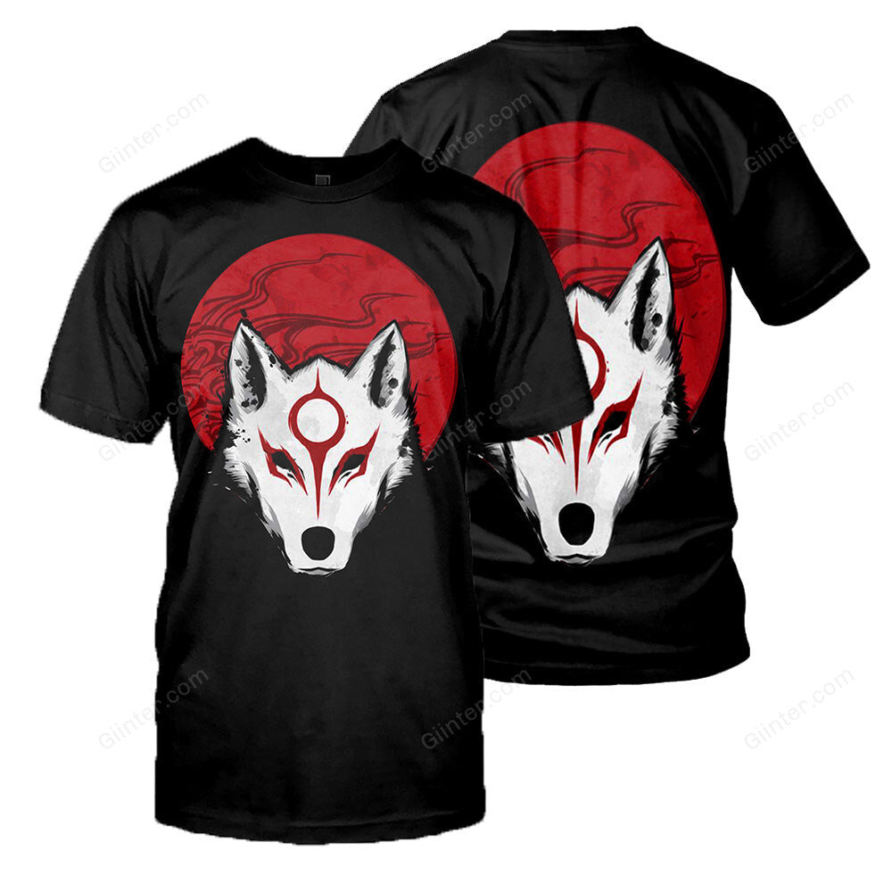 Ōkami 3D All Over Printed Shirts For Men And Women 01