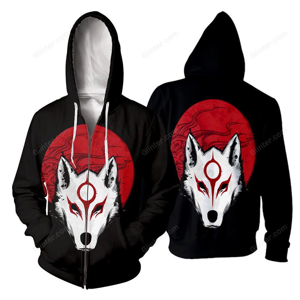 Ōkami 3D All Over Printed Shirts For Men And Women 01