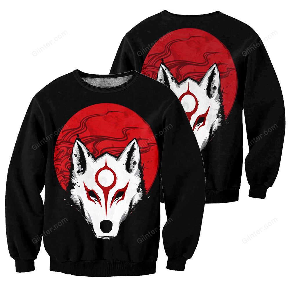 Ōkami 3D All Over Printed Shirts For Men And Women 01