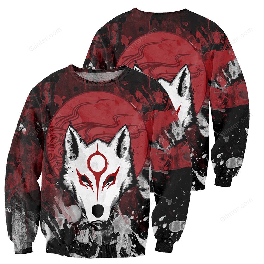 Ōkami 3D All Over Printed Shirts For Men And Women 29