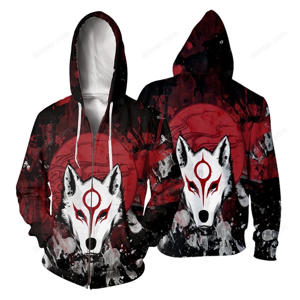 Ōkami 3D All Over Printed Shirts For Men And Women 29