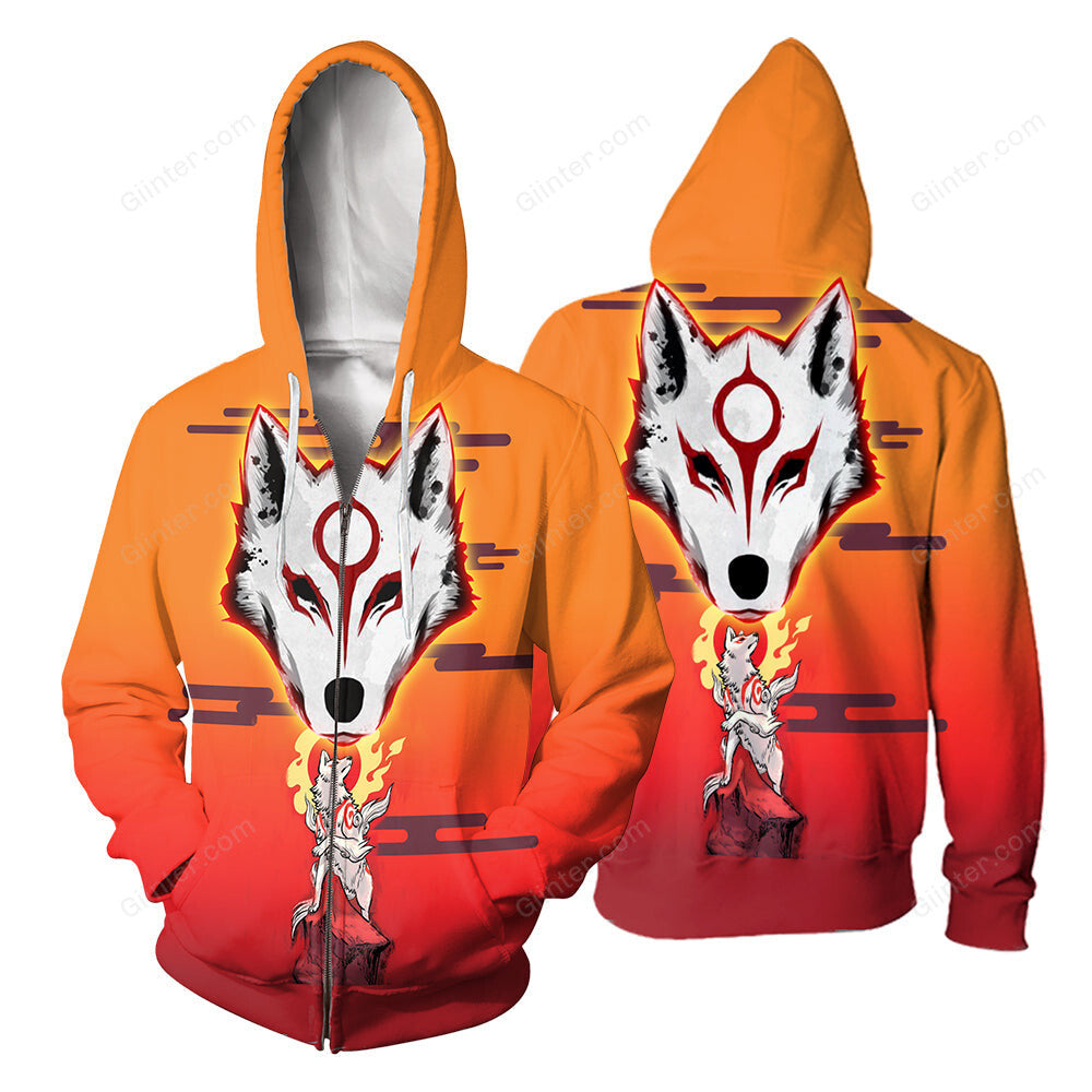 Ōkami 3D All Over Printed Shirts For Men And Women 30
