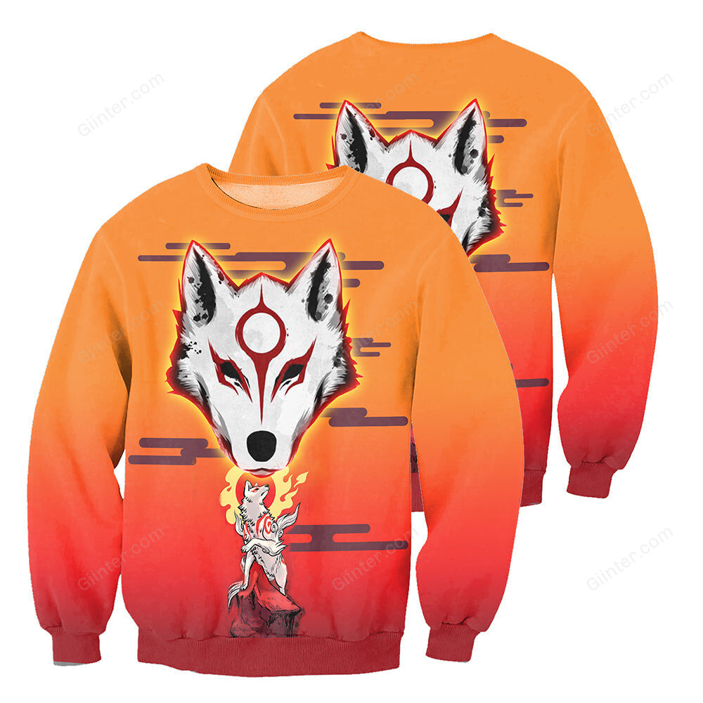Ōkami 3D All Over Printed Shirts For Men And Women 30