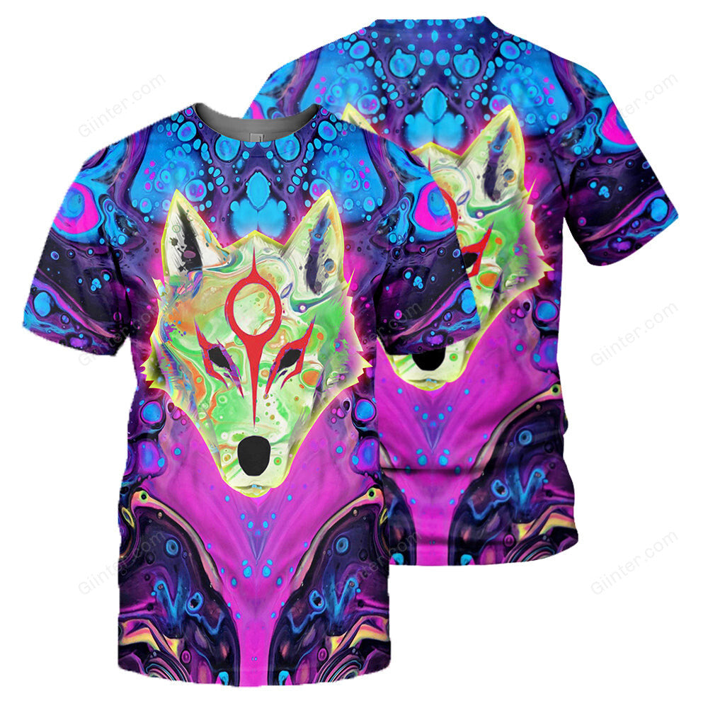 Ōkami 3D All Over Printed Shirts For Men And Women 33