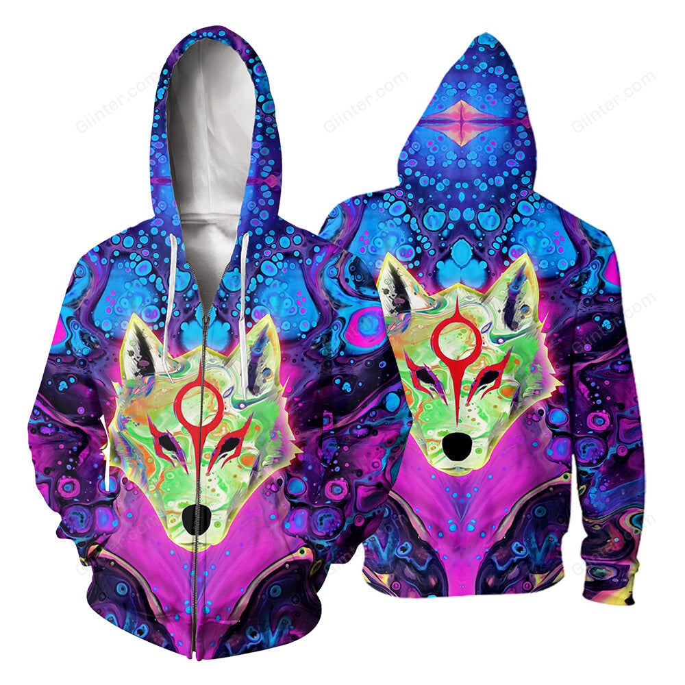 Ōkami 3D All Over Printed Shirts For Men And Women 33