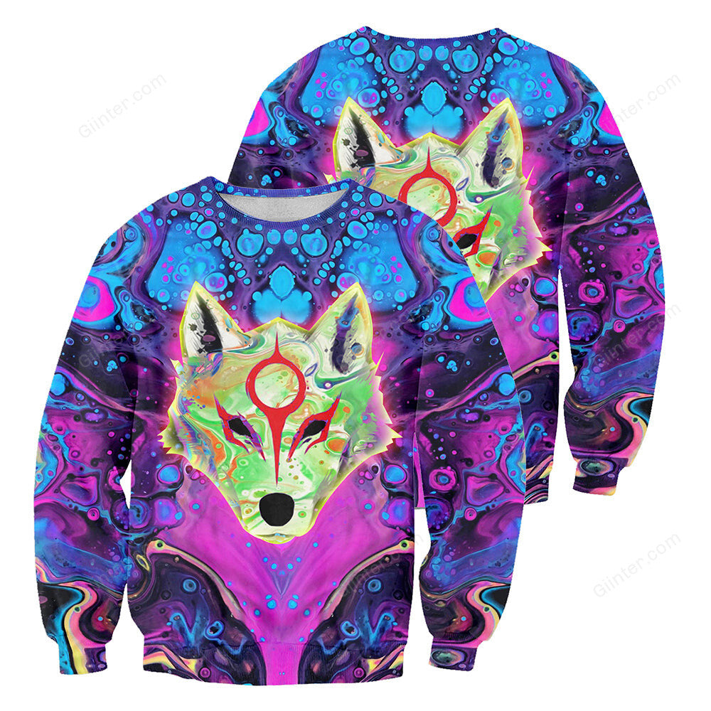 Ōkami 3D All Over Printed Shirts For Men And Women 33
