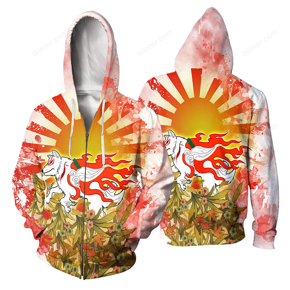 Ōkami 3D All Over Printed Shirts For Men And Women 36