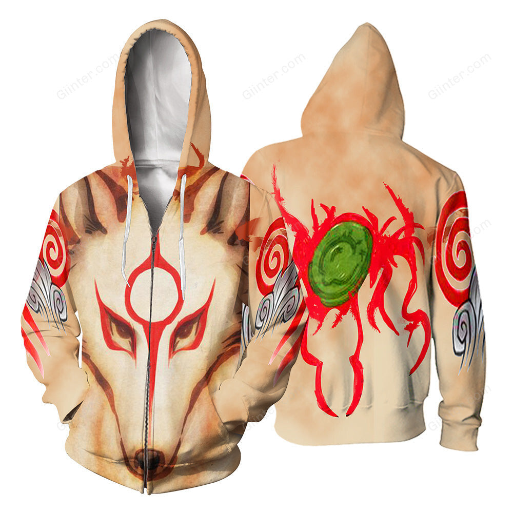 Ōkami 3D All Over Printed Shirts For Men And Women 38