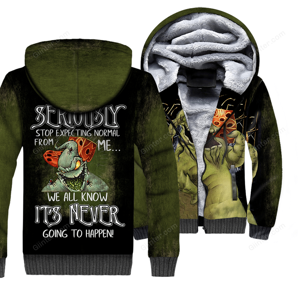 Oogie Boogie 3D All Over Printed Shirts For Men And Women 469 - "People Should Seriously, Stop Expecting Normal From Me, We All Know It's Never Going To Happen!
