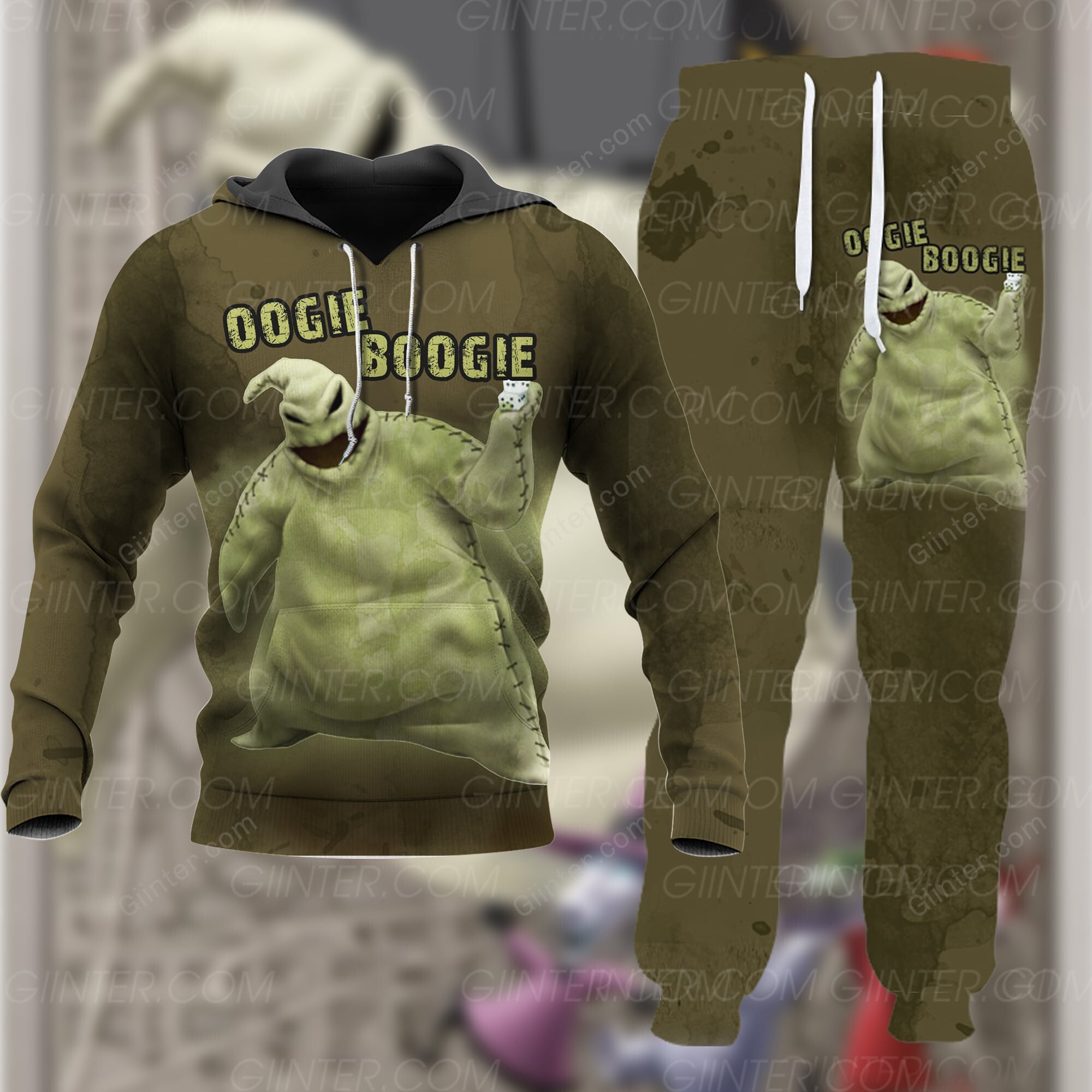 Oogie Boogie Combo Hoodie & Sweatpants GINNBC00201