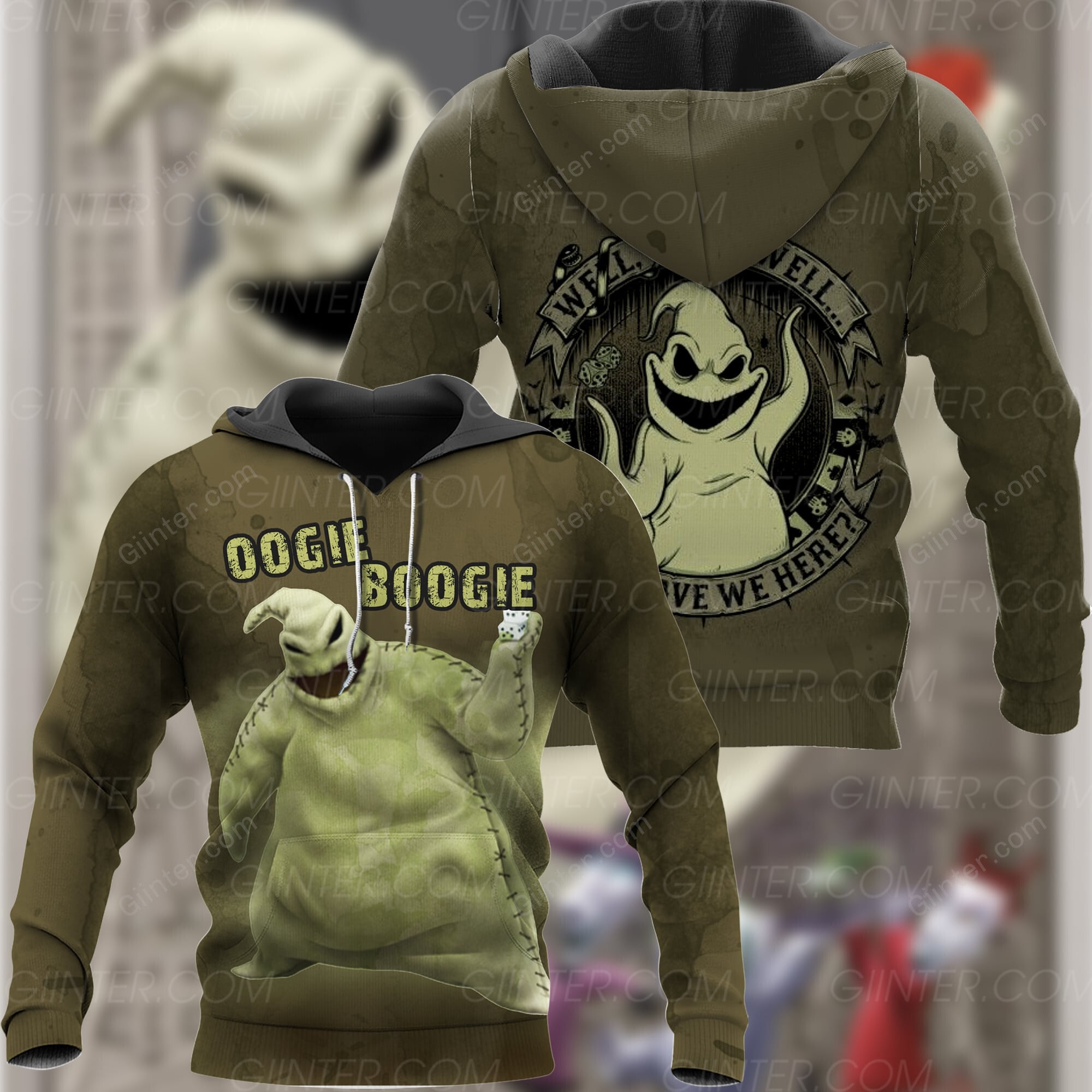 Oogie Boogie Combo Hoodie & Sweatpants GINNBC00201