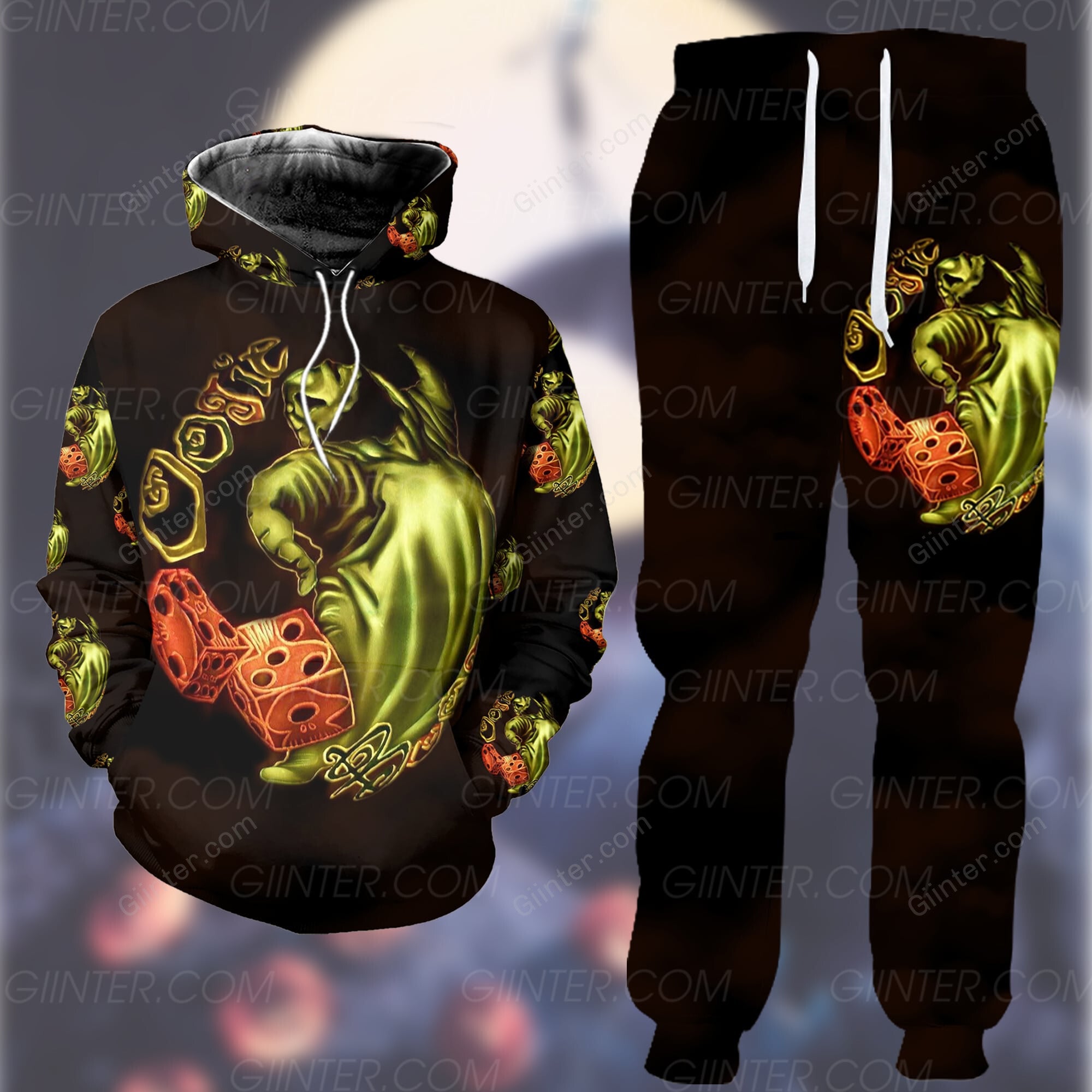 Oogie Boogie Combo Hoodie & Sweatpants GINNBC94035