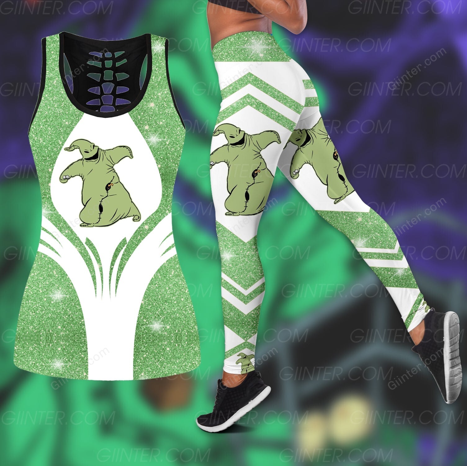 Oogie Boogie Women Tank Top & Legging GINNBC94943