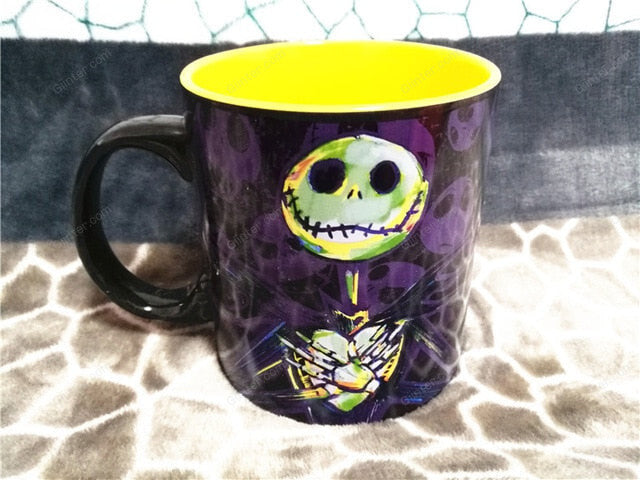 Original The Nightmare Before Christmas Jack Sally Porcelain Mug Coffee Mug Water Cups Birthday Gift Collection