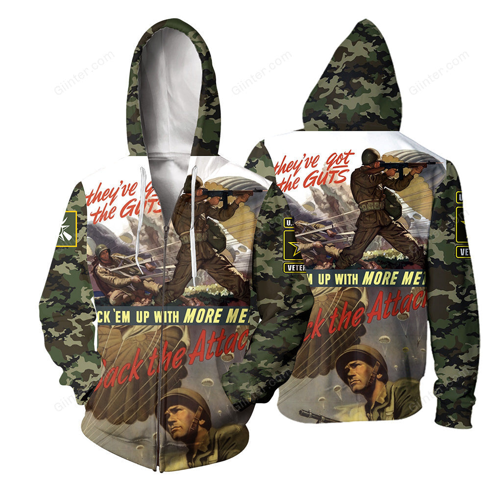 Paratrooper 3D All Over Printed Shirts For Men And Women 12