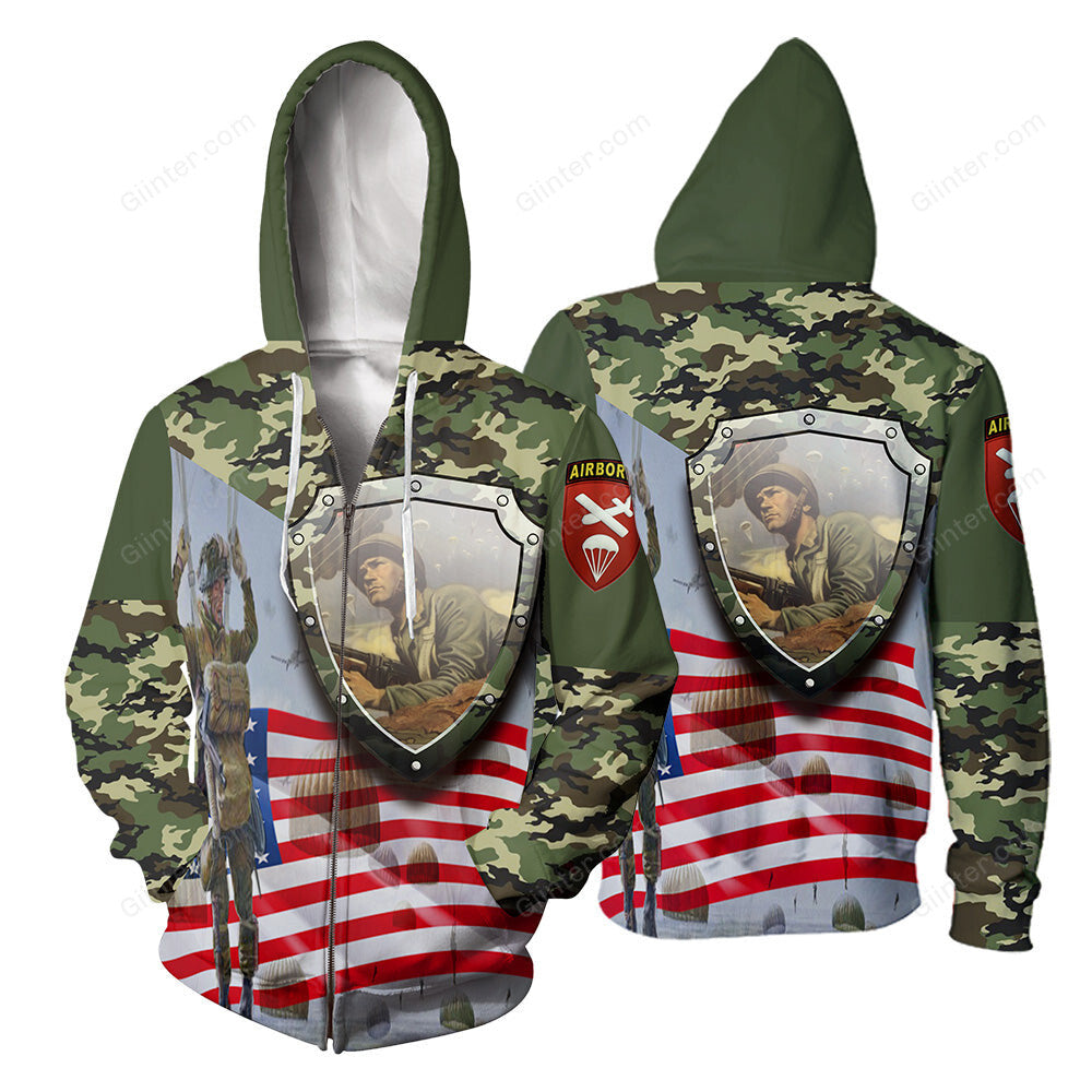 Paratrooper 3D All Over Printed Shirts For Men And Women 14