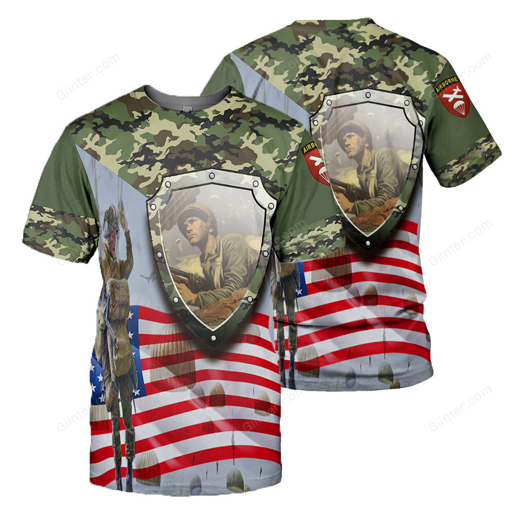 Paratrooper 3D All Over Printed Shirts For Men And Women 14
