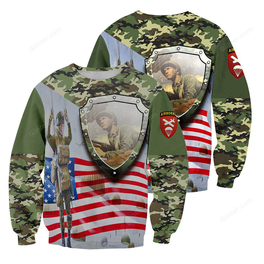 Paratrooper 3D All Over Printed Shirts For Men And Women 14