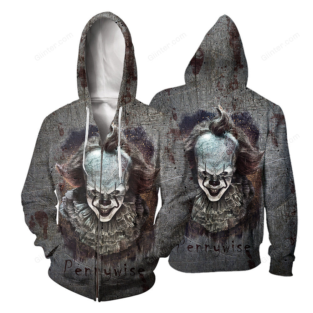 Pennywise 3D All Over Printed Shirts For Men and Women