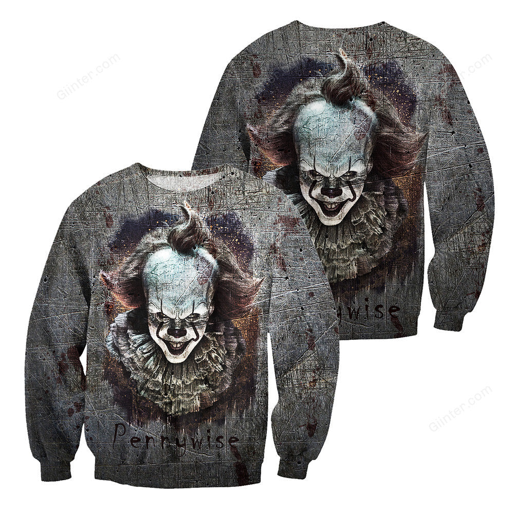 Pennywise 3D All Over Printed Shirts For Men and Women
