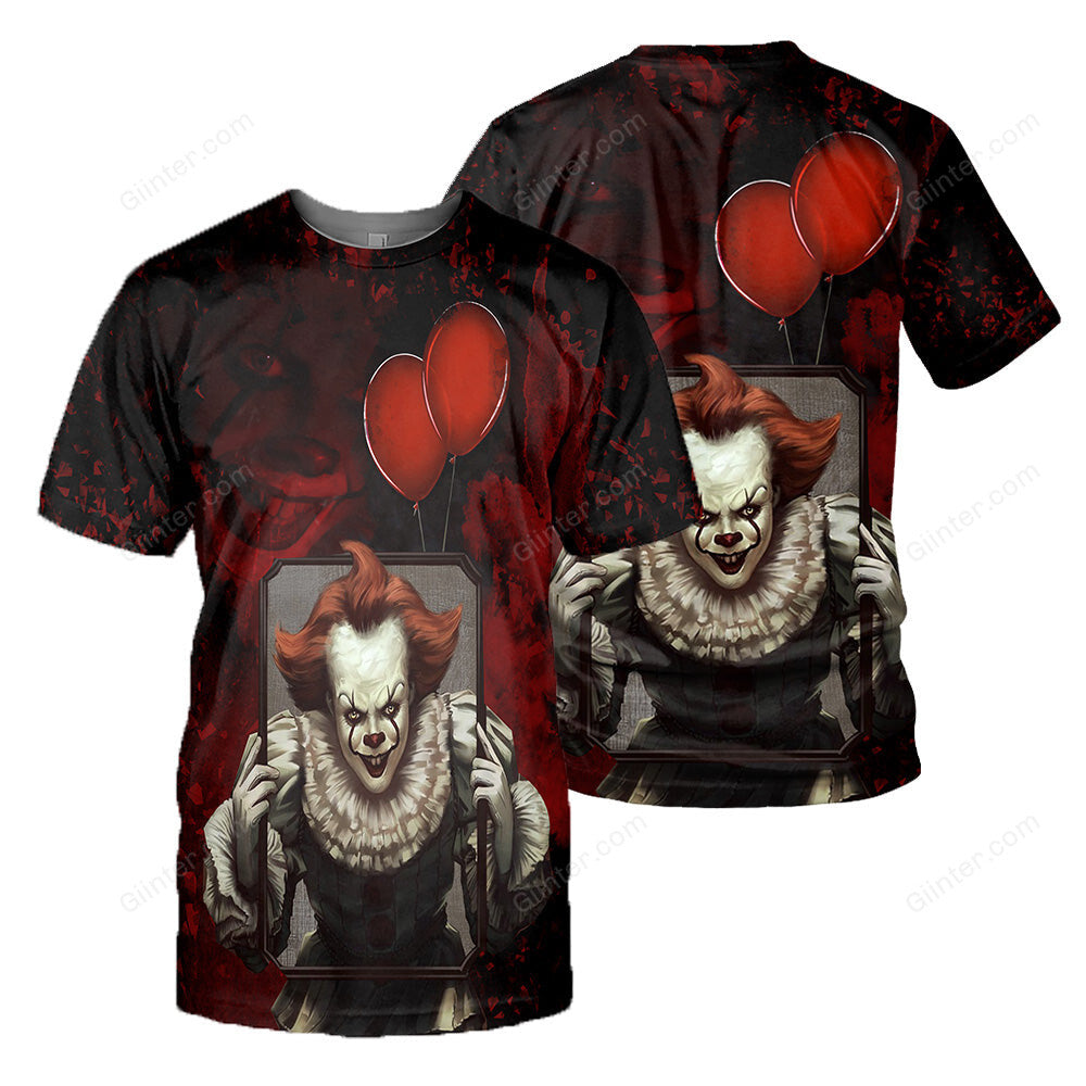 Pennywise 3D All Over Printed Shirts For Men and Women 174