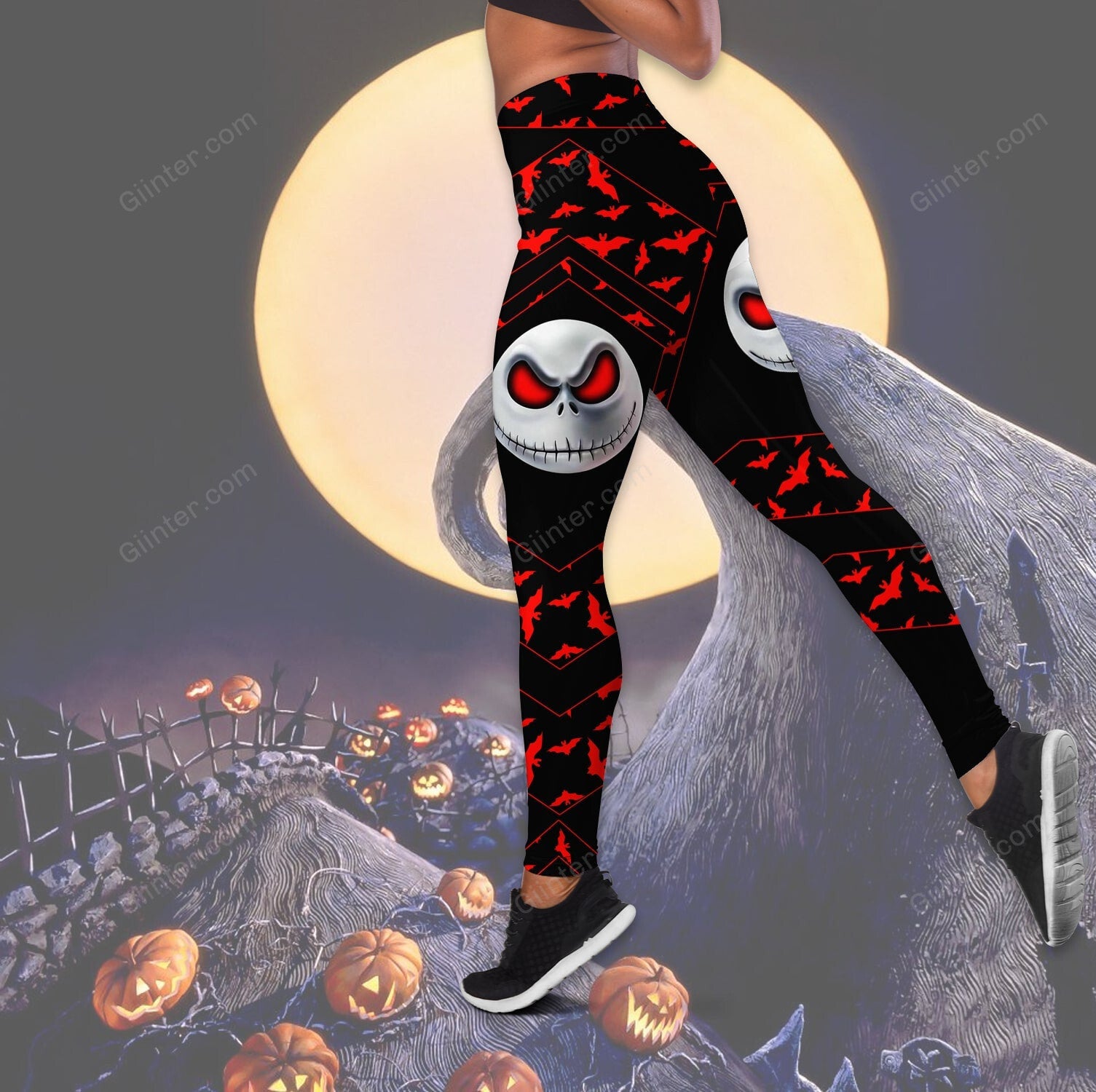 People Should Seriously Jack Skellington Women Tank Top & Legging GINNBC72152