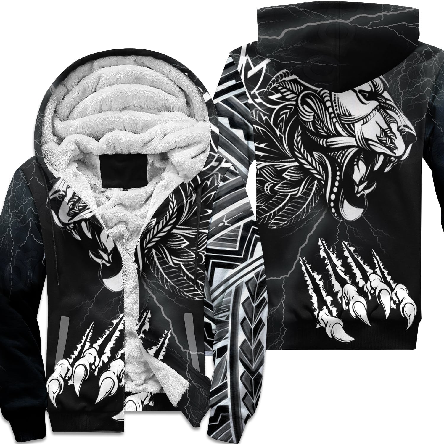 Polynesian Lion 3D All Over Printed Shirts For Men And Women 12