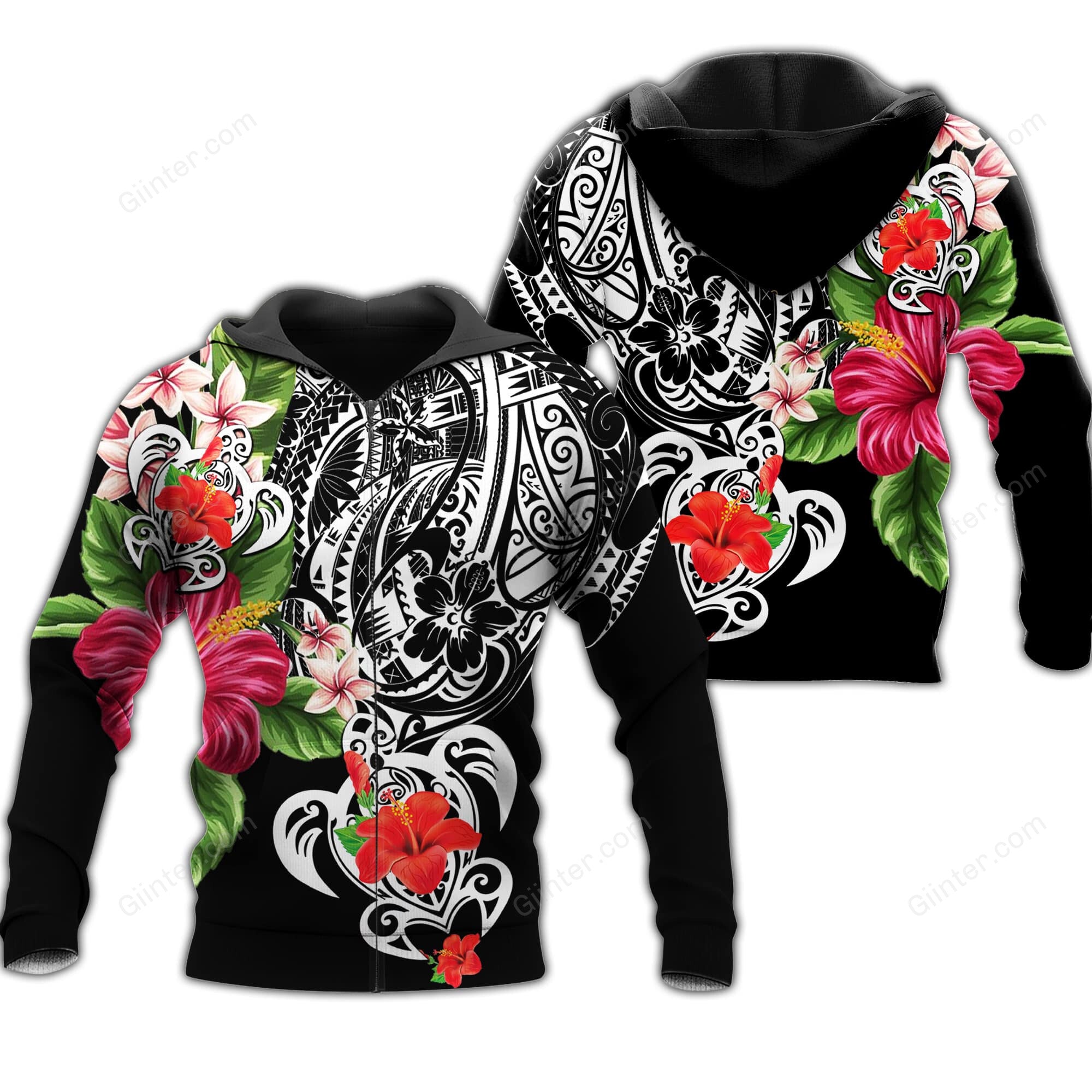Polynesian Sea Turtle 3D All Over Printed Shirts For Men And Women 38