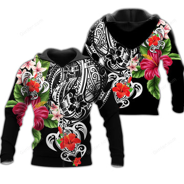 Polynesian Sea Turtle 3D All Over Printed Shirts For Men And Women 38