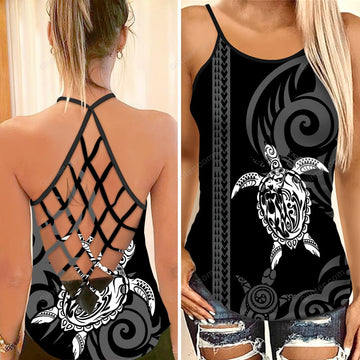 polynesian turtle TANK TOP