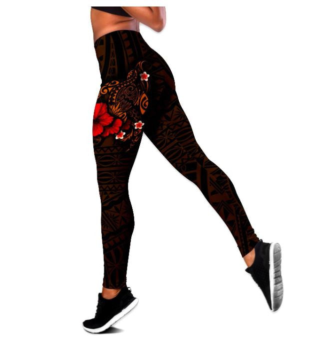 Polynesian Sea Turtle Women Tank Top & Legging 130