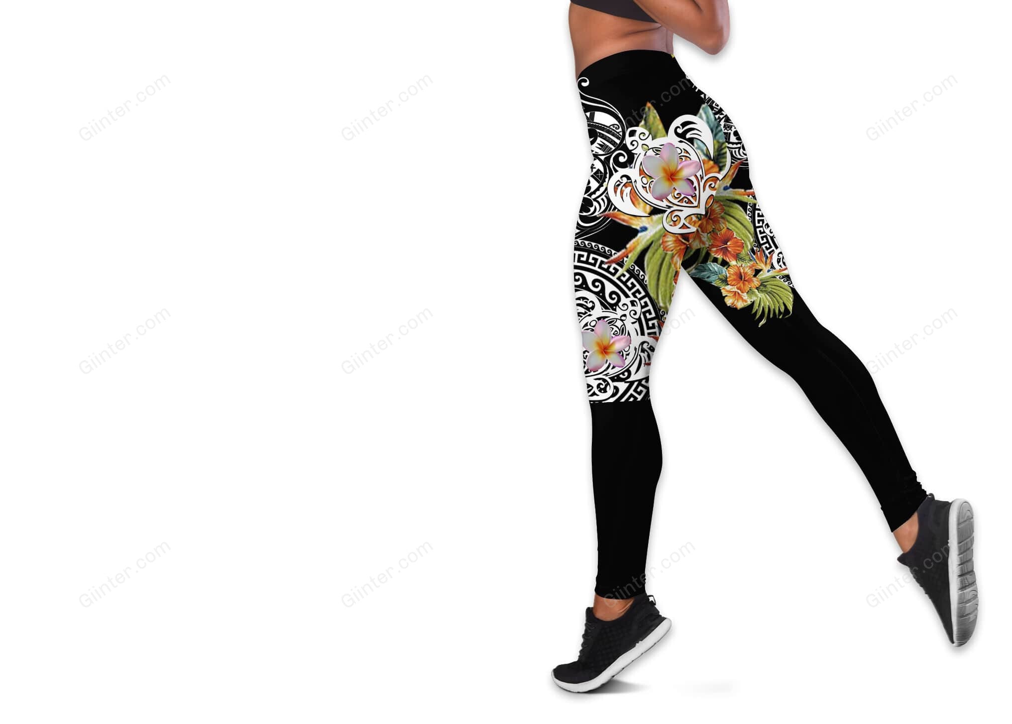 Polynesian Sea Turtle Women Tank Top & Legging 42