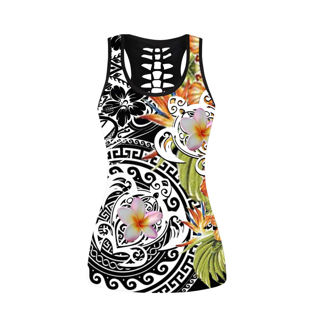 Polynesian Sea Turtle Women Tank Top & Legging 42