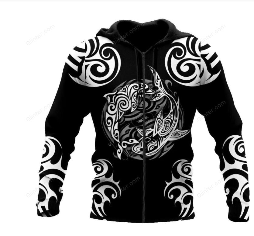 Polynesian Shark 3D All Over Printed Shirts For Men And Women 21