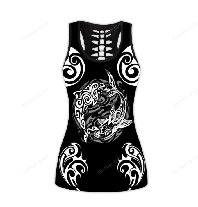 Polynesian Shark Women Tank Top & Legging 21