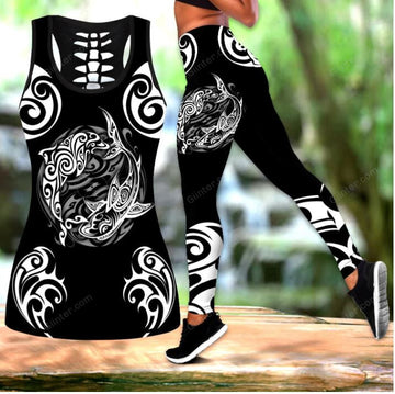 Polynesian Shark Women Tank Top & Legging 21