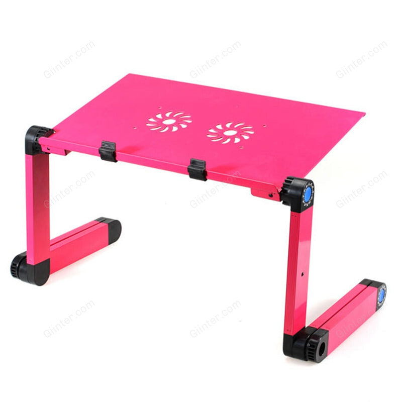 Portable 360 Folding Laptop - Table 2 Holes Cooling Laptop Stand Desk Holder with Mouse