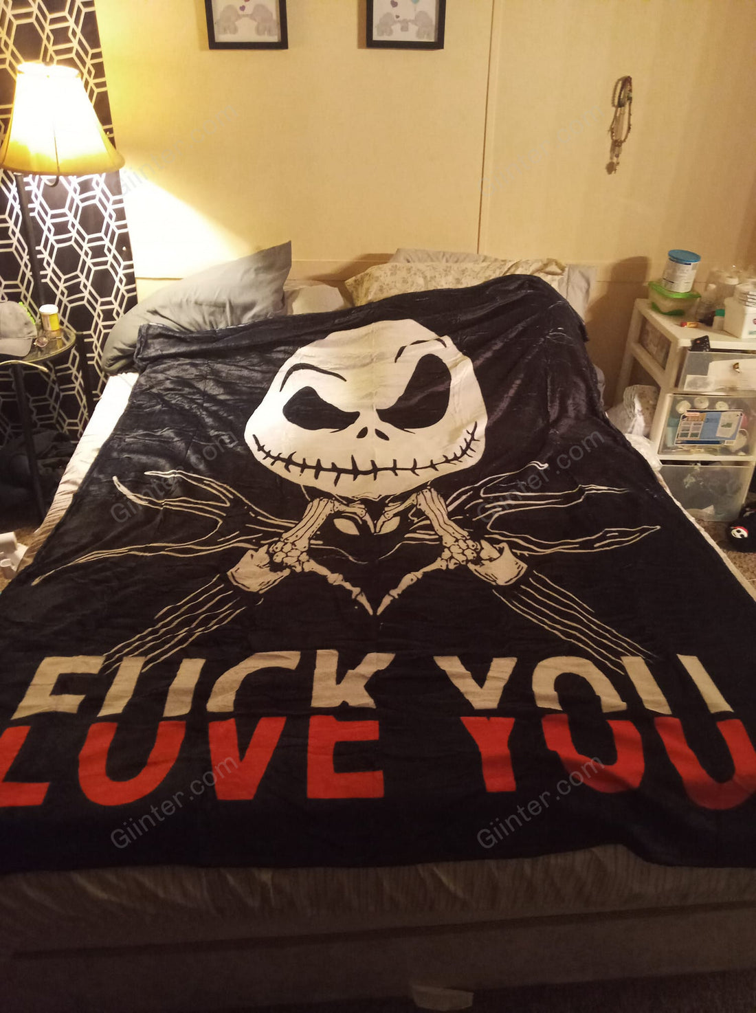 jack skellington blanket