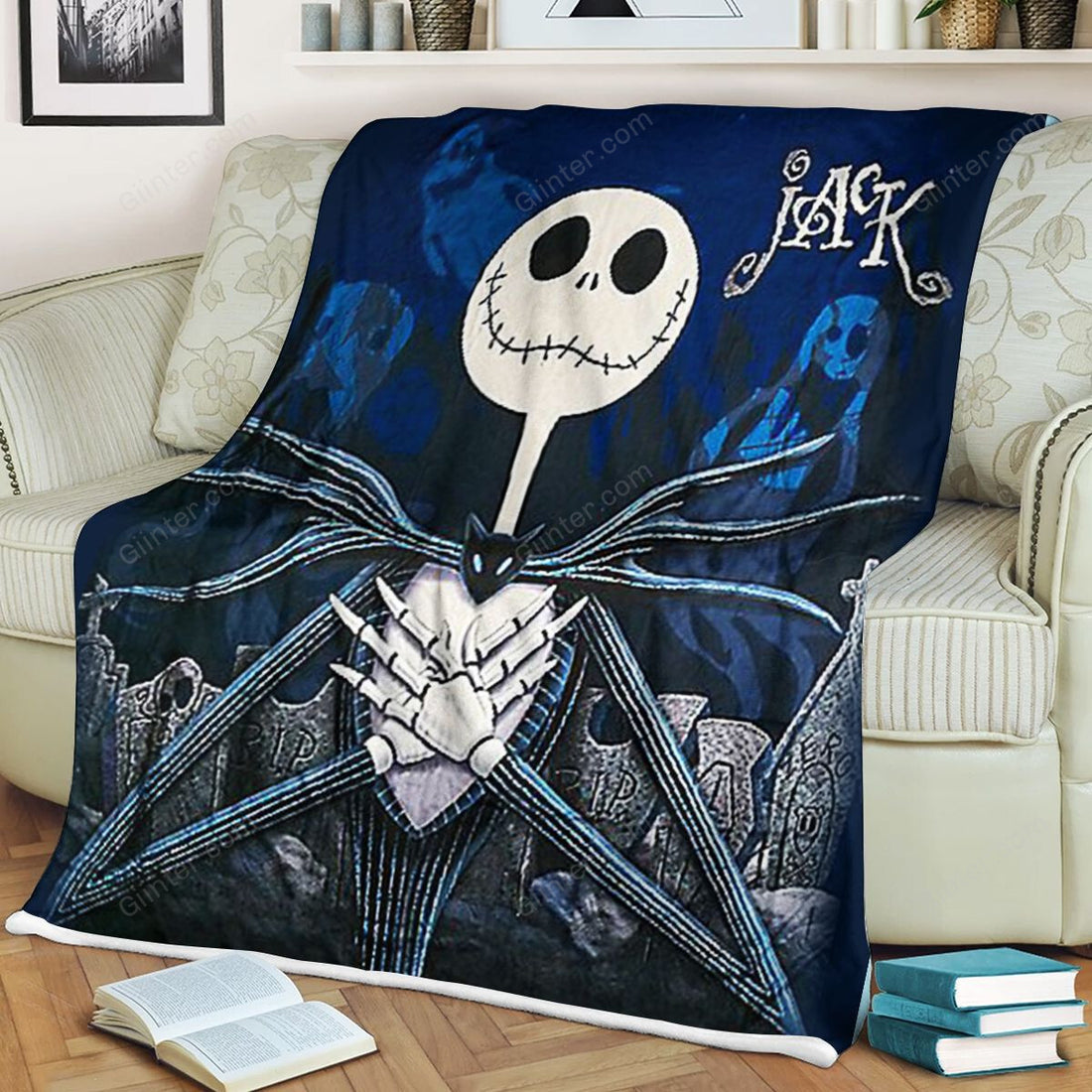 jack skellington blanket