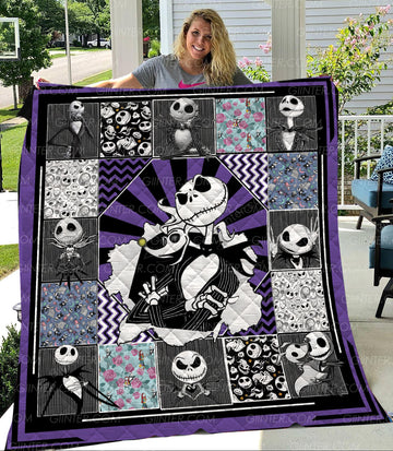 Premium Jack Skellington Quilt Blanket GINNBC95506