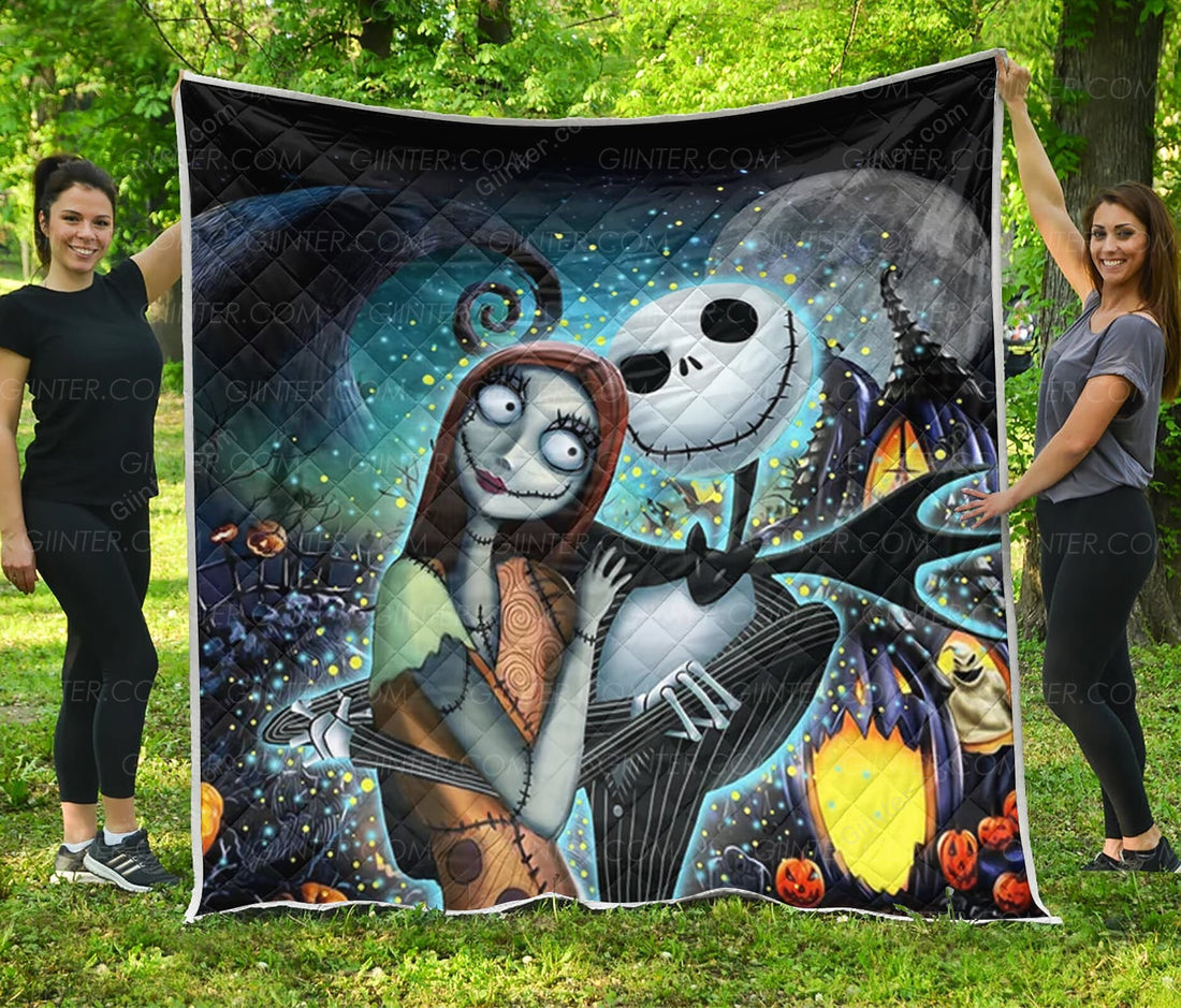 Premium Nightmare Before Christmas Quilt Blanket GINNBC97152