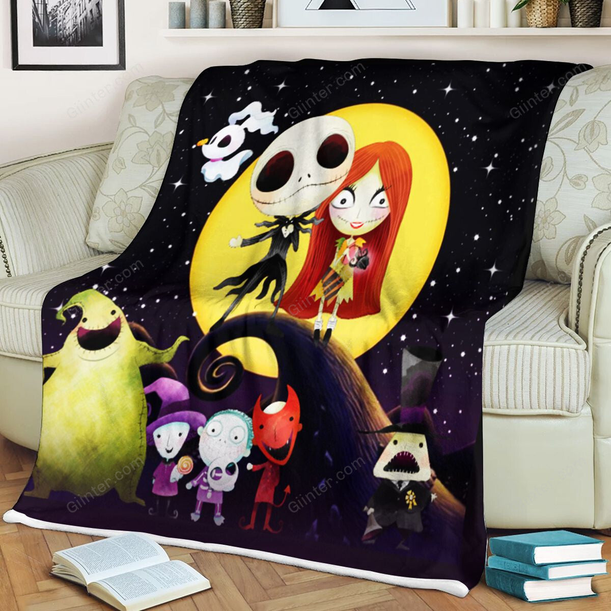 The Nightmare Before Christmas Fleece Blanket