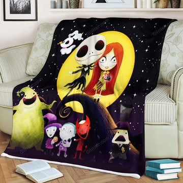 The Nightmare Before Christmas Fleece Blanket