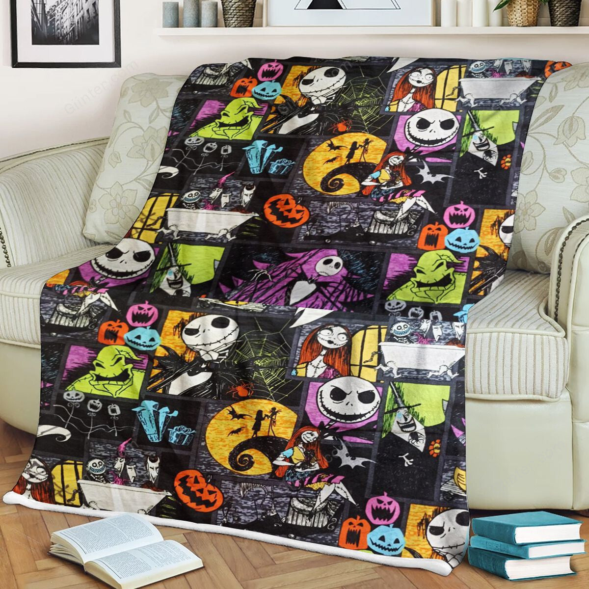 Premium The Nightmare Before Christmas Fleece Blanket