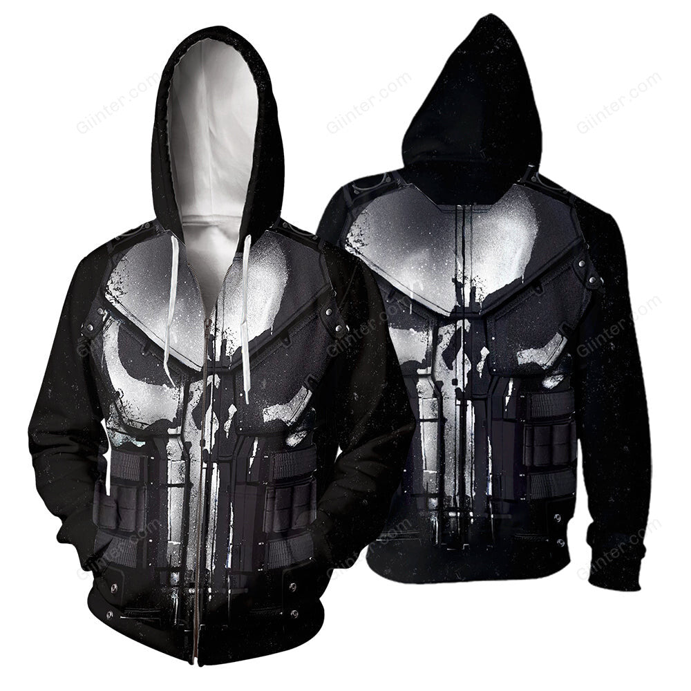 Punisher 3D All Over Printed Shirts For Men And Women