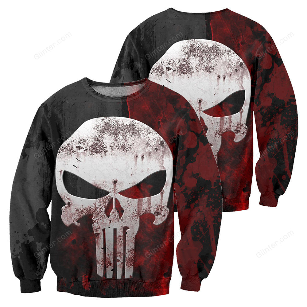 Punisher 3D All Over Printed Shirts For Men And Women 01