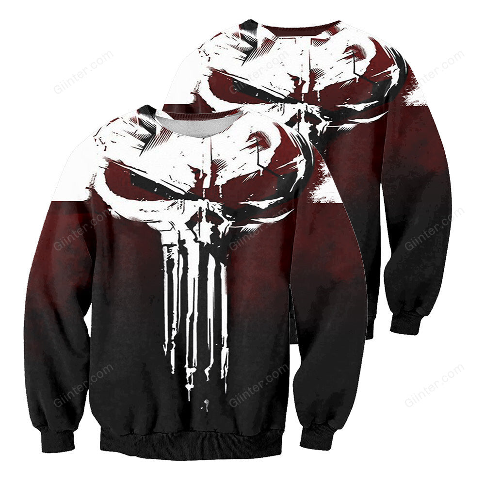 Punisher 3D All Over Printed Shirts For Men And Women 02