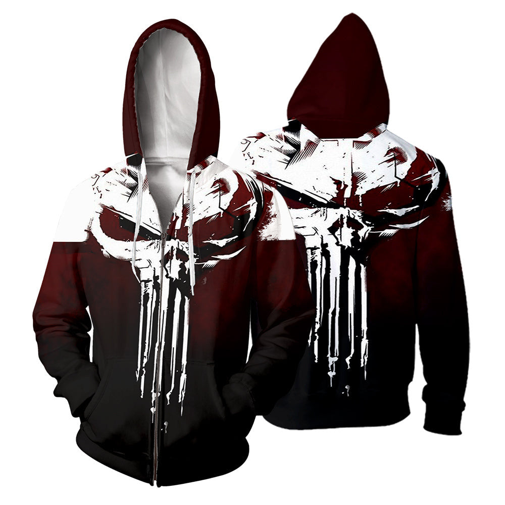 Punisher 3D All Over Printed Shirts For Men And Women 02